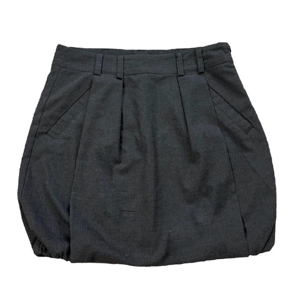 United Colors Of Benetton Dark Gray Bubble Skirt